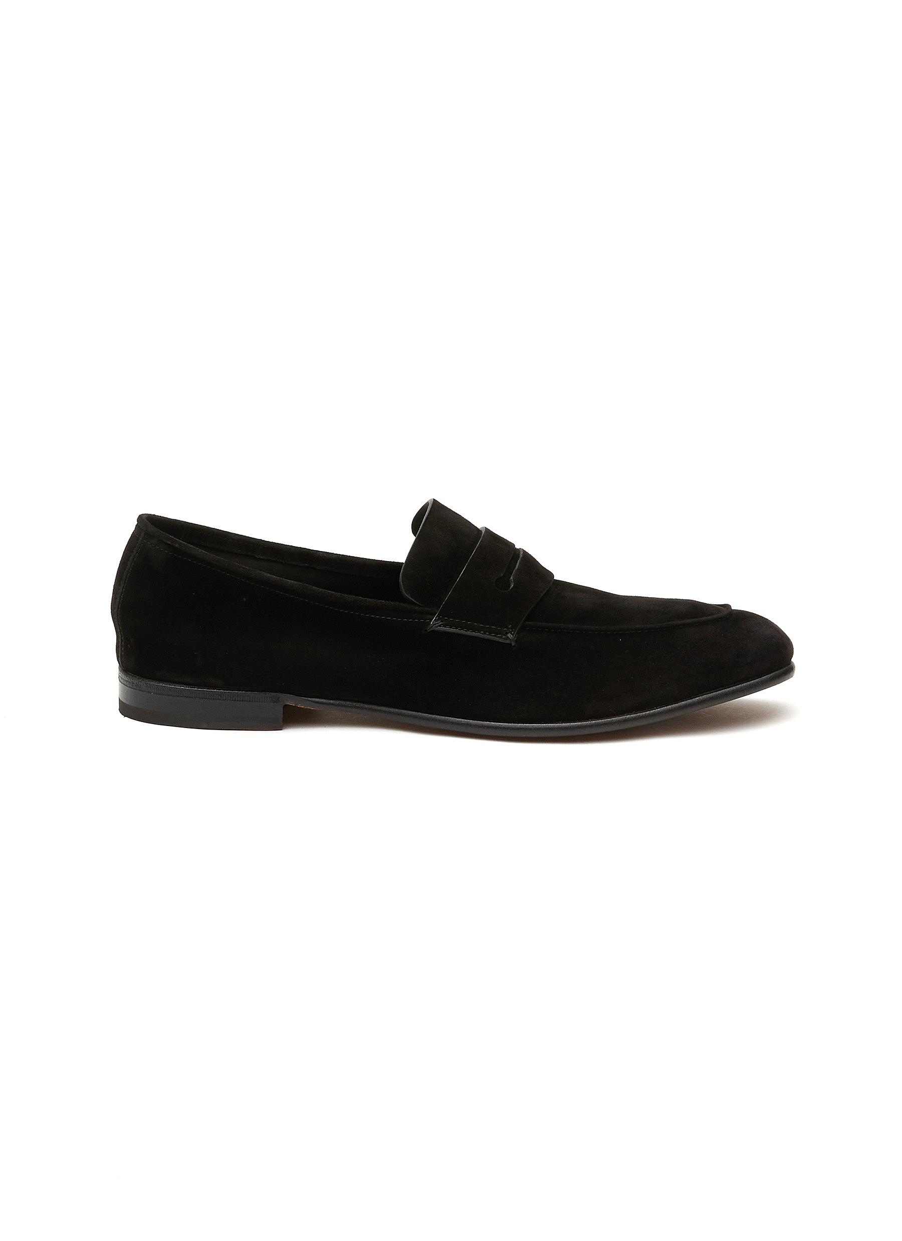 'L'ASOLA' SUEDE LOAFERS