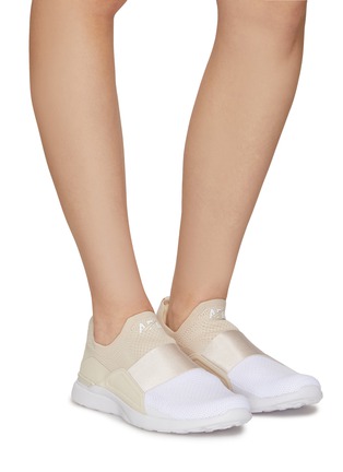 Figure View - Click To Enlarge - ATHLETIC PROPULSION LABS - ‘TECHLOOM BLISS’ LOW TOP SLIP ON BICOLOUR SNEAKERS