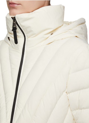 Detail View - Click To Enlarge - MACKAGE - ‘ALISSA’ LOGO PATCH DETAIL QUILTED STAND COLLAR PUFFER JACKET