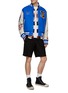 Figure View - Click To Enlarge - HERON PRESTON - LOGO PATCH ELASTIC WAISTBAND SHORTS
