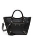 Main View - Click To Enlarge - BALENCIAGA - ‘NEO CAGOLE M’ UPSIDE DOWN ARENA LAMB LEATHER CROSSBODY BAG