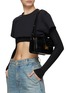 Figure View - Click To Enlarge - BALENCIAGA - ‘Lady’ Small Crocodile Embossed Leather Shoulder Bag