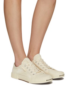 BALENCIAGA | 'Paris' Distressed Canvas Low Top Sneakers | Women