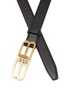 Detail View - Click To Enlarge - BALENCIAGA - DOUBLE B BUCKLE SIGNATURE LEATHER BELT