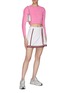 Figure View - Click To Enlarge - EQUIL - Long Sleeved Cotton Terry Cropped Top