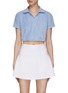 Main View - Click To Enlarge - EQUIL - Cotton Terry Cropped Polo Shirt