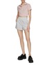 Front View - Click To Enlarge - EQUIL - Cotton Terry Cropped Polo Shirt