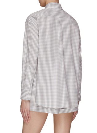 Back View - Click To Enlarge - EQUIL - BUTTON UP LONG SLEEVE CHECK SHIRT