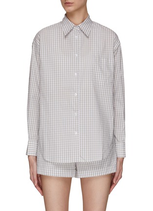 Main View - Click To Enlarge - EQUIL - BUTTON UP LONG SLEEVE CHECK SHIRT