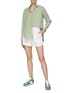 Detail View - Click To Enlarge - EQUIL - Elastic Waist Shirt Cotton Shorts