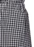 - EQUIL - Gingham Check Elastic Waist Cotton Shorts