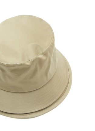 Detail View - Click To Enlarge - SACAI - LOGO EMBROIDERED DOUBLE BRIM BUCKET HAT