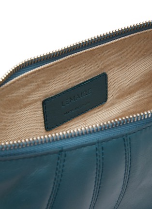 Detail View - Click To Enlarge - LEMAIRE - Small Nappa Leather Crossbody 'Croissant' Bag