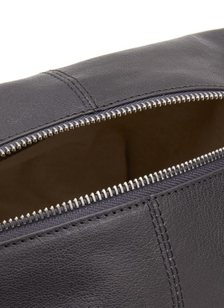 Detail View - Click To Enlarge - LEMAIRE - Grained Leather Folded Shoulder Bag