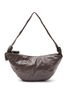 Main View - Click To Enlarge - LEMAIRE - Large Coated Linen Crossbody 'Croissant' Bag