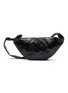 Main View - Click To Enlarge - LEMAIRE - Medium Coated Linen Crossbody 'Croissant' Bag