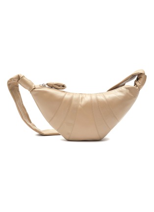 Main View - Click To Enlarge - LEMAIRE - Small Nappa Leather Crossbody 'Croissant' Bag