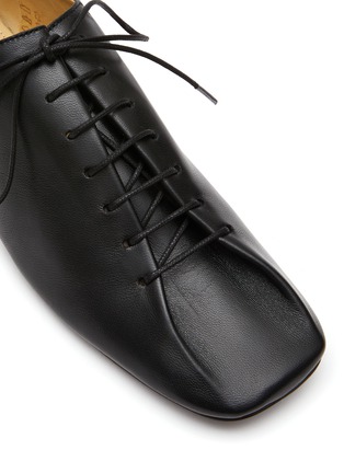 Detail View - Click To Enlarge - LEMAIRE - Folded Nappa Leather Wholecut Derby Shoes