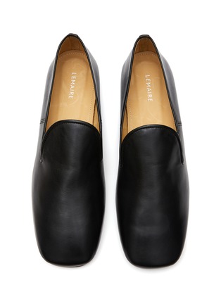 Detail View - Click To Enlarge - LEMAIRE - Nappa Leather Square Toe Loafers