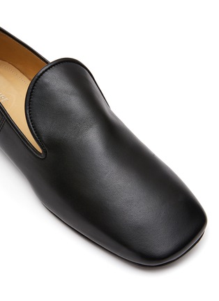 Detail View - Click To Enlarge - LEMAIRE - Nappa Leather Square Toe Loafers