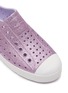 NATIVE - ‘Jefferson’ Glittered Perforated Junior Slip-On Sneakers