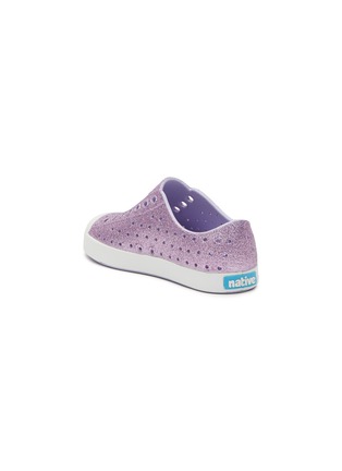 Detail View - Click To Enlarge - NATIVE - ‘Jefferson’ Glittered Perforated Toddlers Slip-On Sneakers