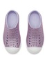 Figure View - Click To Enlarge - NATIVE - ‘Jefferson’ Glittered Perforated Toddlers Slip-On Sneakers
