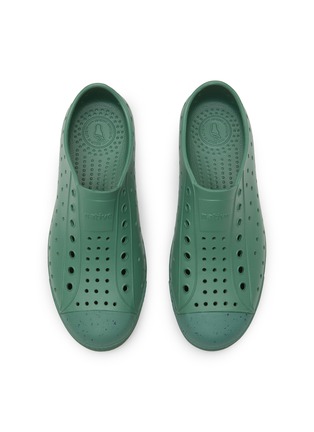 Figure View - Click To Enlarge - NATIVE - ‘Jefferson’ Perforated Speckled Outsole Junior Slip-On Sneakers