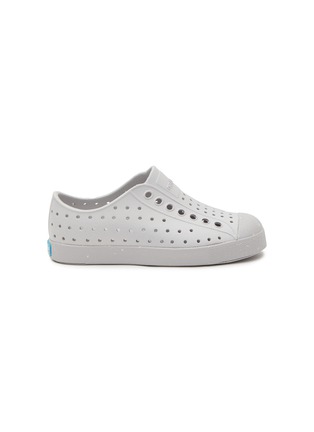 Main View - Click To Enlarge - NATIVE - ‘Jefferson’ Perforated Speckled Outsole Toddlers Slip-On Sneakers