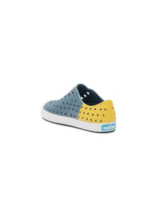  - NATIVE - ‘JEFFERSON’ PERFORATED COLOURBLOCK TODDLERS SLIP-ON SNEAKERS