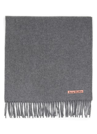 Detail View - Click To Enlarge - ACNE STUDIOS - Fringed Wool Scarf