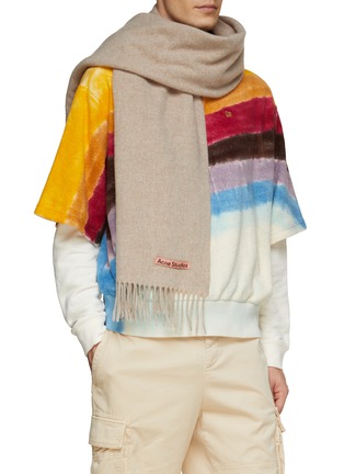 Figure View - Click To Enlarge - ACNE STUDIOS - Fringed Wool Scarf