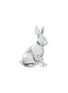 Main View - Click To Enlarge - BACCARAT - CLEAR GLASS RABBIT CHRISTMAS