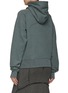 Back View - Click To Enlarge - HYEIN SEO - Thumbhole Buttoned Cowl Neck Cotton Hoodie