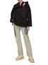 Figure View - Click To Enlarge - HYEIN SEO - HIGH RISE STRAIGHT LEG PANELED PANTS