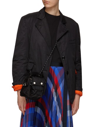 Figure View - Click To Enlarge - SACAI - x Porter Multi Pocket Nylon Tactical Drawstring Pouch