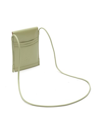 Detail View - Click To Enlarge - ALEXANDER MCQUEEN - ‘THE CURVE‘ CALF LEATHER MICRO PHONE CASE