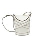 ALEXANDER MCQUEEN - ‘THE CURVE’ SMALL CALF LEATHER BUCKET BAG