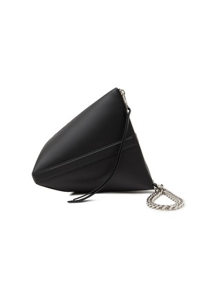 Main View - Click To Enlarge - ALEXANDER MCQUEEN - ‘The Curve’ Calfskin Leather Pouch