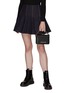 Front View - Click To Enlarge - ALEXANDER MCQUEEN - FOUR RING LEATHER CLUTCH
