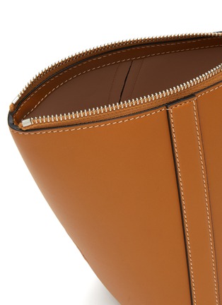 Detail View - Click To Enlarge - ALEXANDER MCQUEEN - ‘The Curve’ Calfskin Leather Pouch