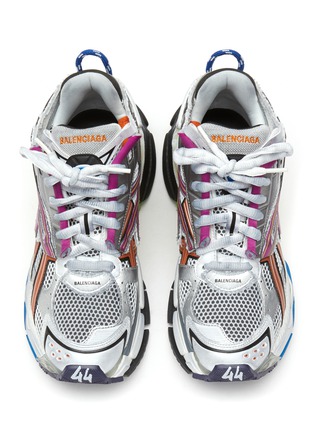 Detail View - Click To Enlarge - BALENCIAGA - DECONSTRUCTED RUNNER SNEAKERS