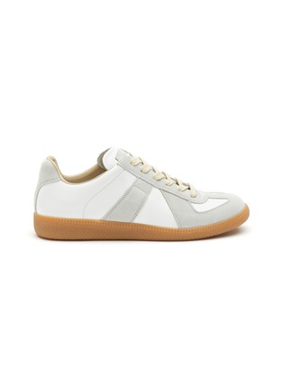 Main View - Click To Enlarge - MAISON MARGIELA - ‘REPLICA’ LOW TOP LACE UP SNEAKERS