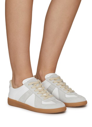 Figure View - Click To Enlarge - MAISON MARGIELA - ‘REPLICA’ LOW TOP LACE UP SNEAKERS