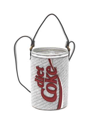 Main View - Click To Enlarge - ANYA HINDMARCH - ‘DIET COKE’ RECYCLED FELT CROSSBODY BAG