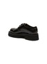  - MM6 MAISON MARGIELA - SQUARE TOE DISTRESSED DETAIL LACE UP LEATHER DERBY SHOES