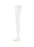  - MM6 MAISON MARGIELA - Faux Leather Heeled Over-The-Knee Boots