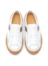 JW ANDERSON - ‘BUBBLE’ LOGO EMBROIDERED LOW TOP LACE UP SNEAKERS
