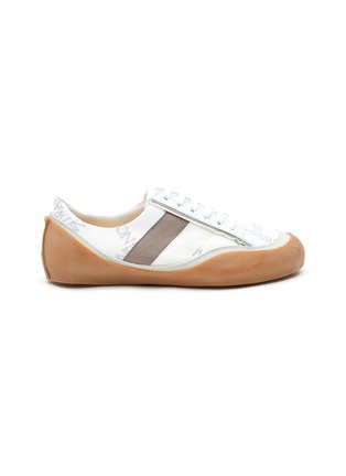 Main View - Click To Enlarge - JW ANDERSON - ‘BUBBLE’ LOGO EMBROIDERED LOW TOP LACE UP SNEAKERS