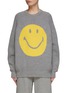 Main View - Click To Enlarge - JOSHUA’S - SMILEY FACE CREWNECK LONG SLEEVE KNIT SWEATER